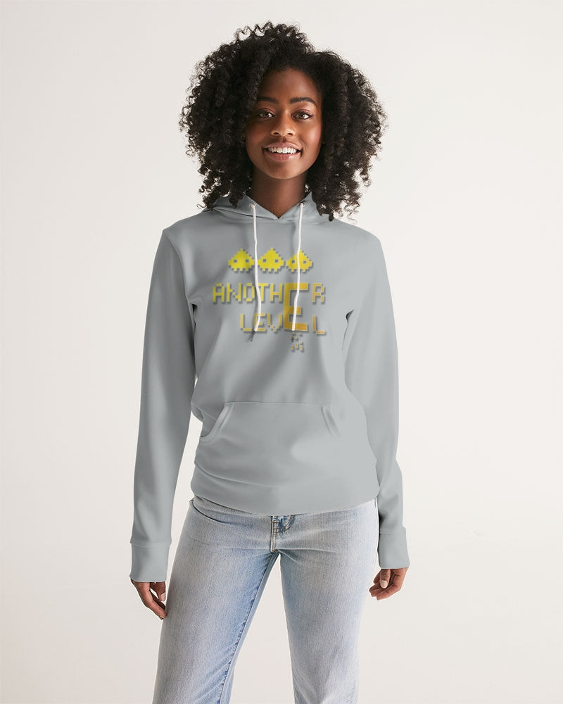 flying grey women's hoodie