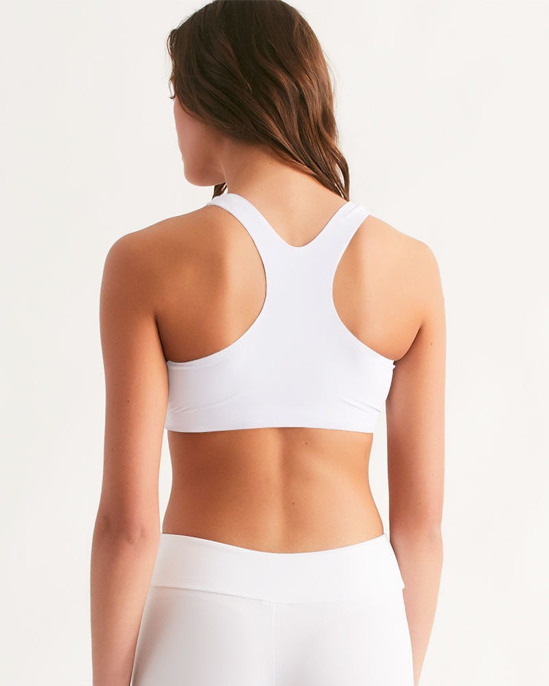 the white bull women's seamless sports bra