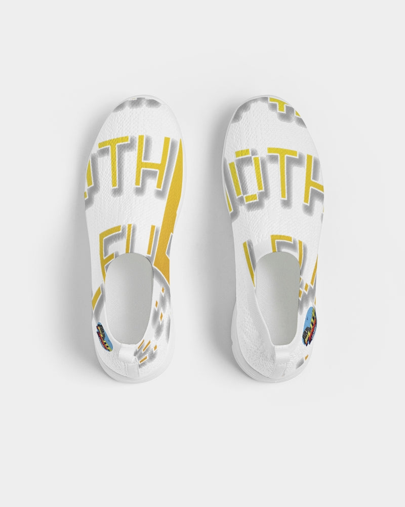 white zone upgraded women's slip-on flyknit shoe