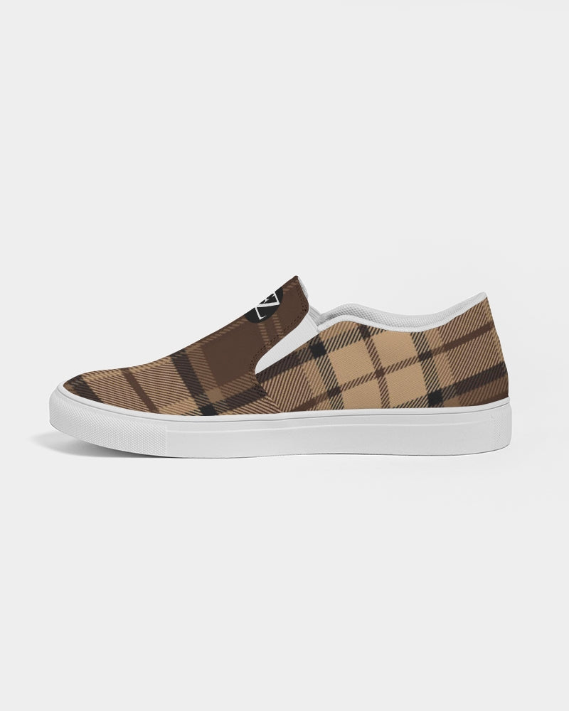 fz plaid women's slip-on canvas shoe