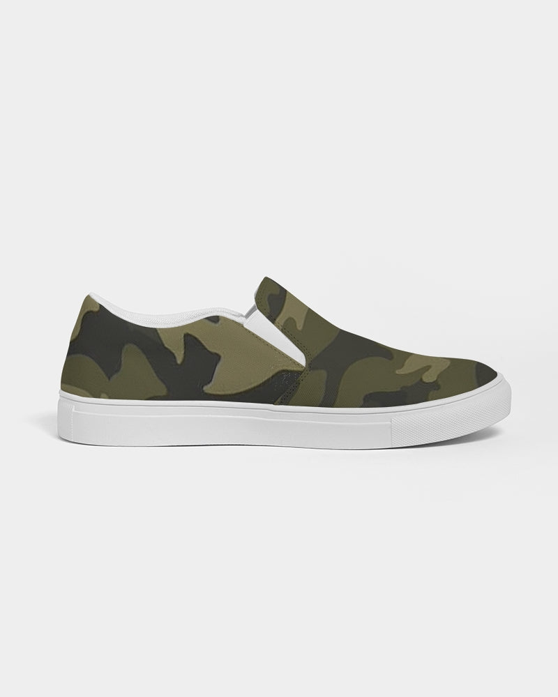 darker shade men's slip-on canvas shoe