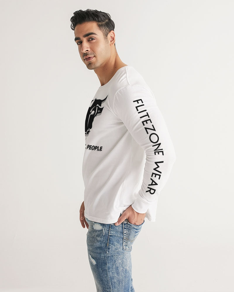 the white bull men's long sleeve tee