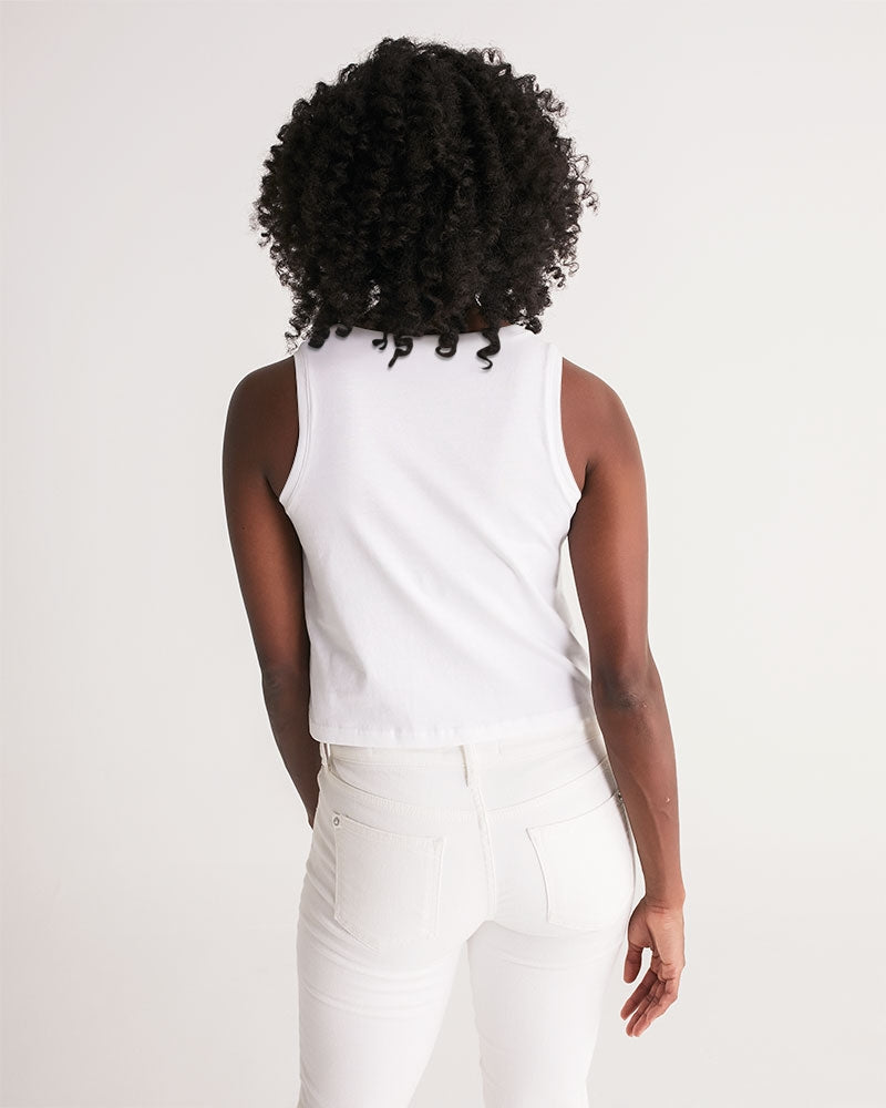 the white bull women's cropped tank