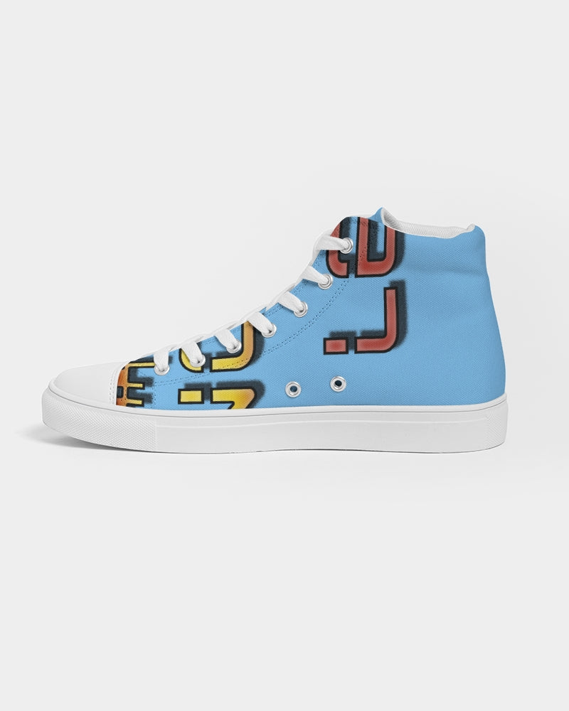 blue sky zone men's hightop canvas shoe