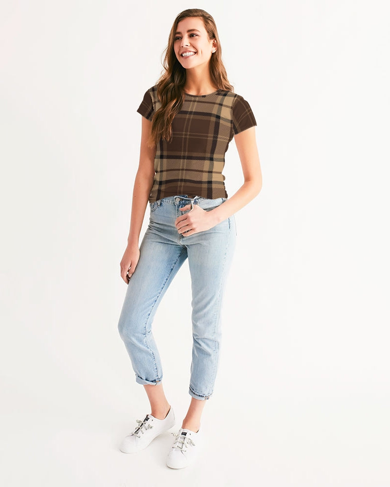 fz plaid women's tee