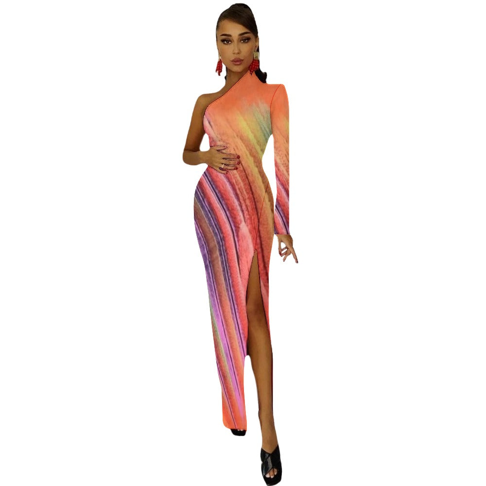 FZ Women's Half Sleeve Slit Dress - FZwear