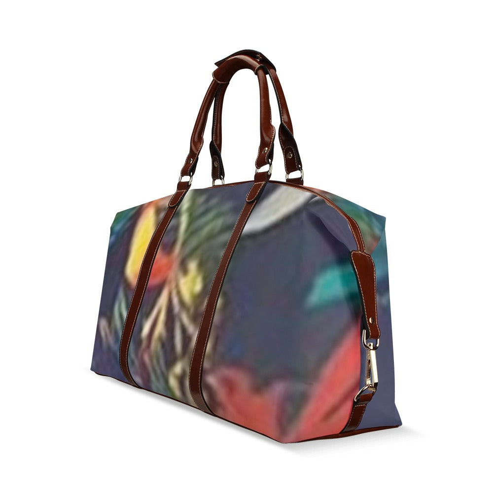 fz flowery travel bag flight bag(model 1643)