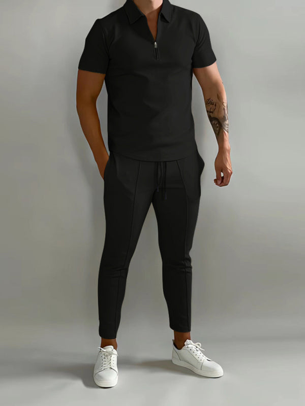FZ Men's short-sleeved two-piece Pants suit - FZwear