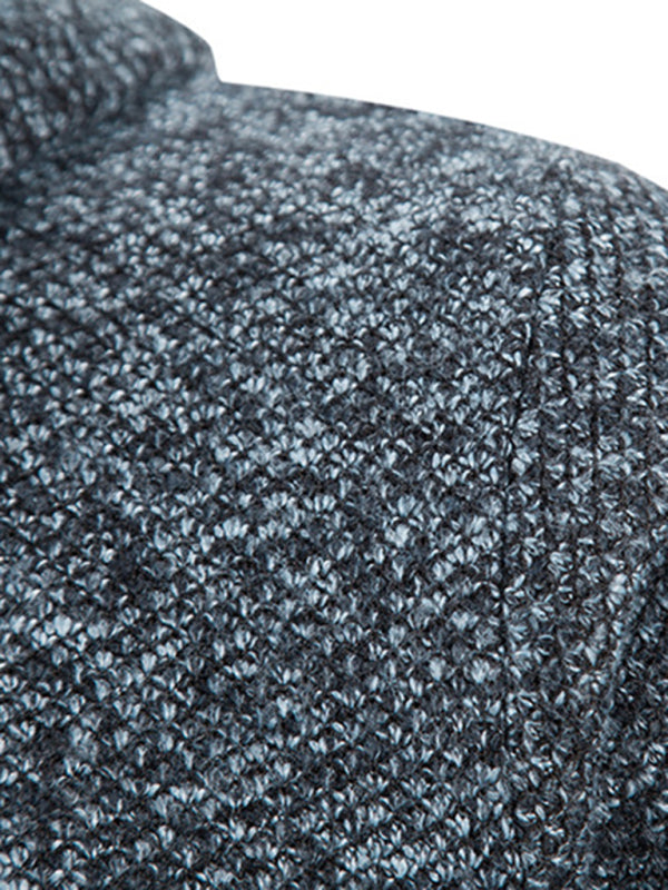 FZ Men's casual knitted hooded zipper jacket - FZwear