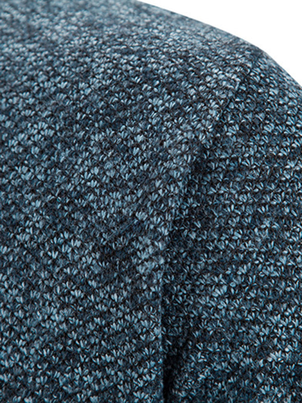 FZ Men's casual stand collar knitted jacket - FZwear