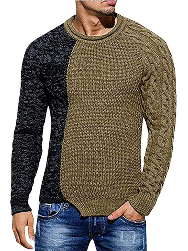 FZ Men's long sleeve knitted slim sweater top - FZwear