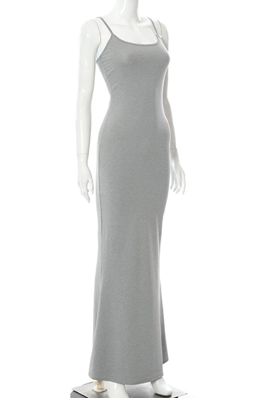 fz women's high waist slim sling dress