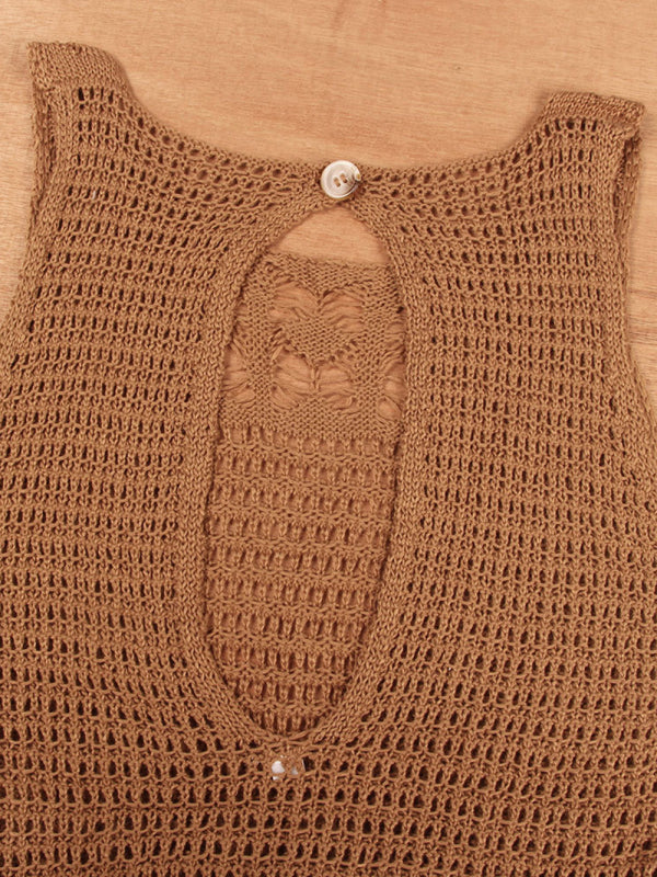 women's bikini top hollow lace tassel swimsuit coat beach long dress