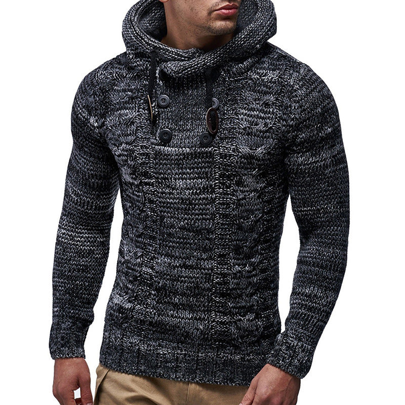 FZ Men's casual pullover warm long sleeve sweater - FZwear