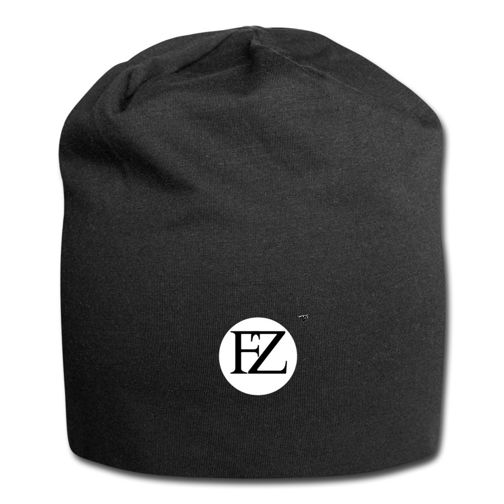 fz unisex jersey beanie hat black