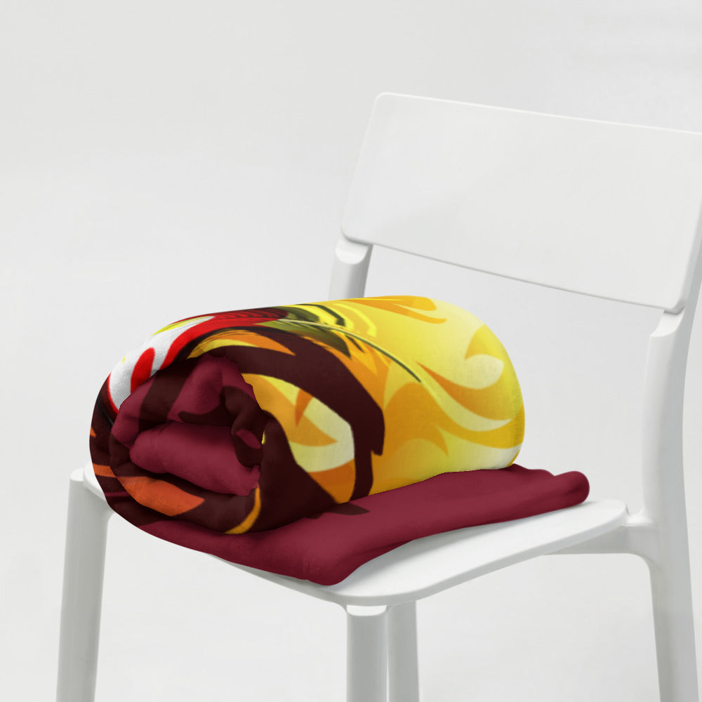 fz throw blanket - burgundy default title