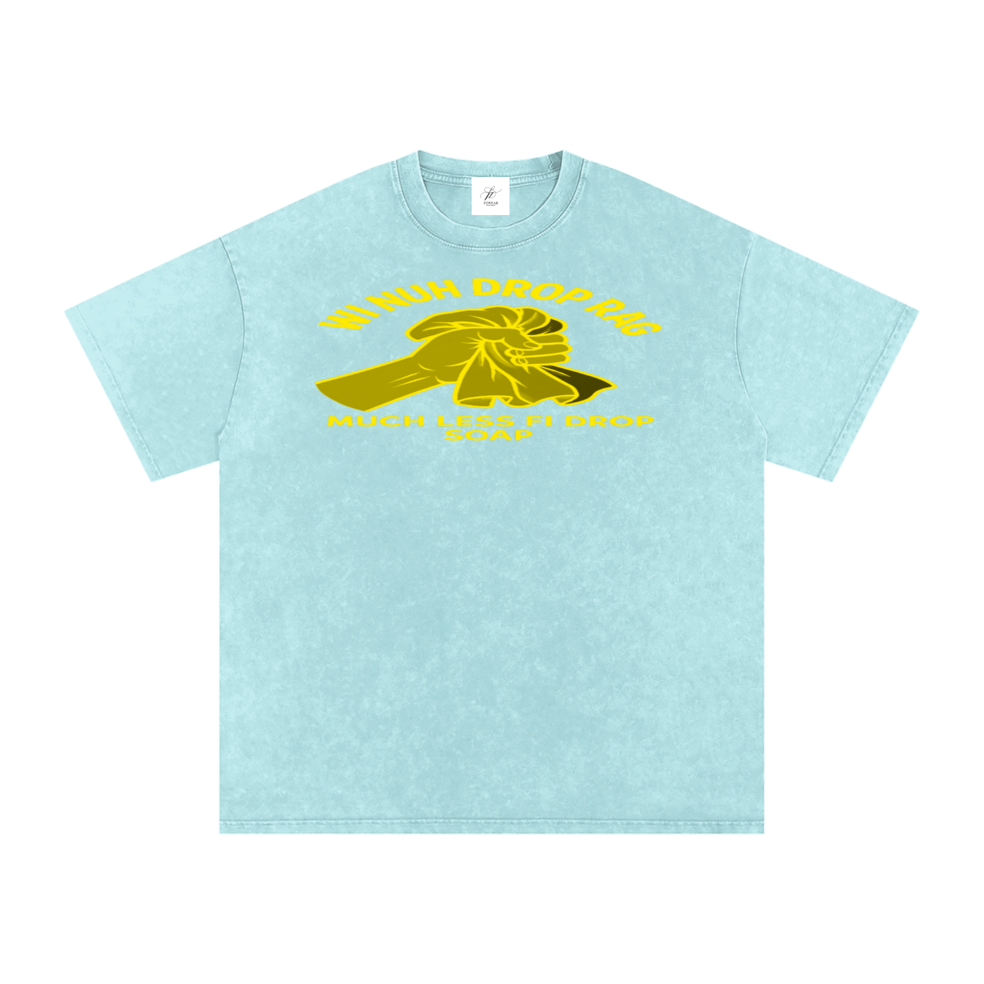 FZ Unisex Acid Wash Rag Oversize Tee
