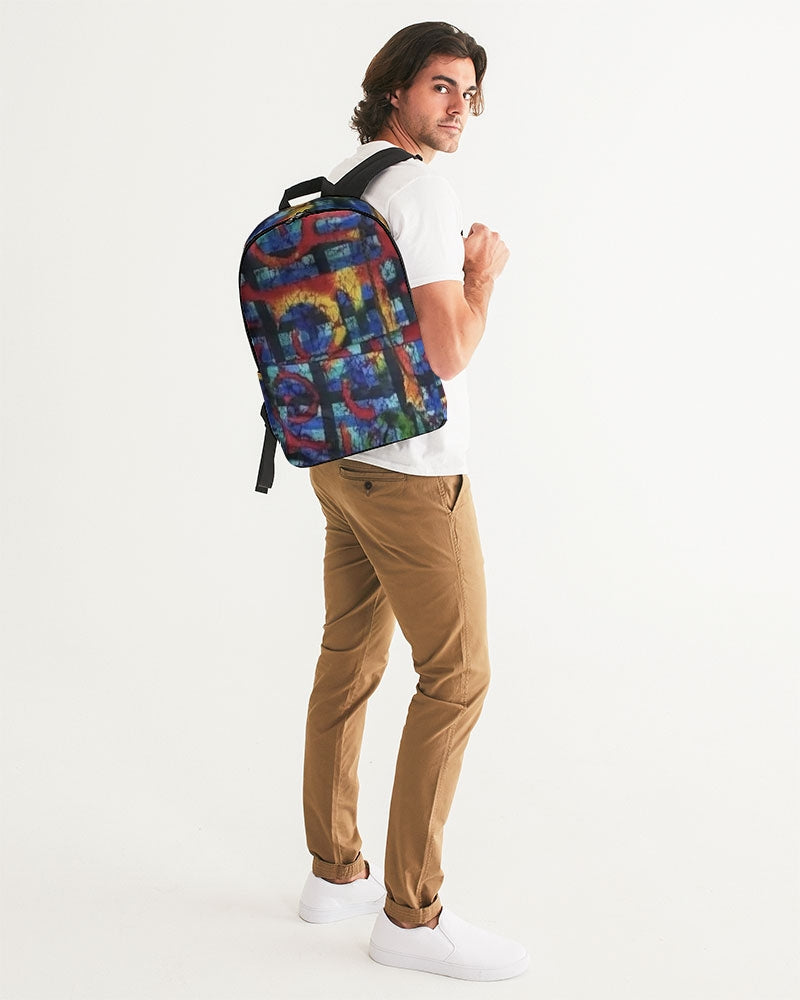 FZ AFRICAN ABSTRACT PRINT Large Backpack