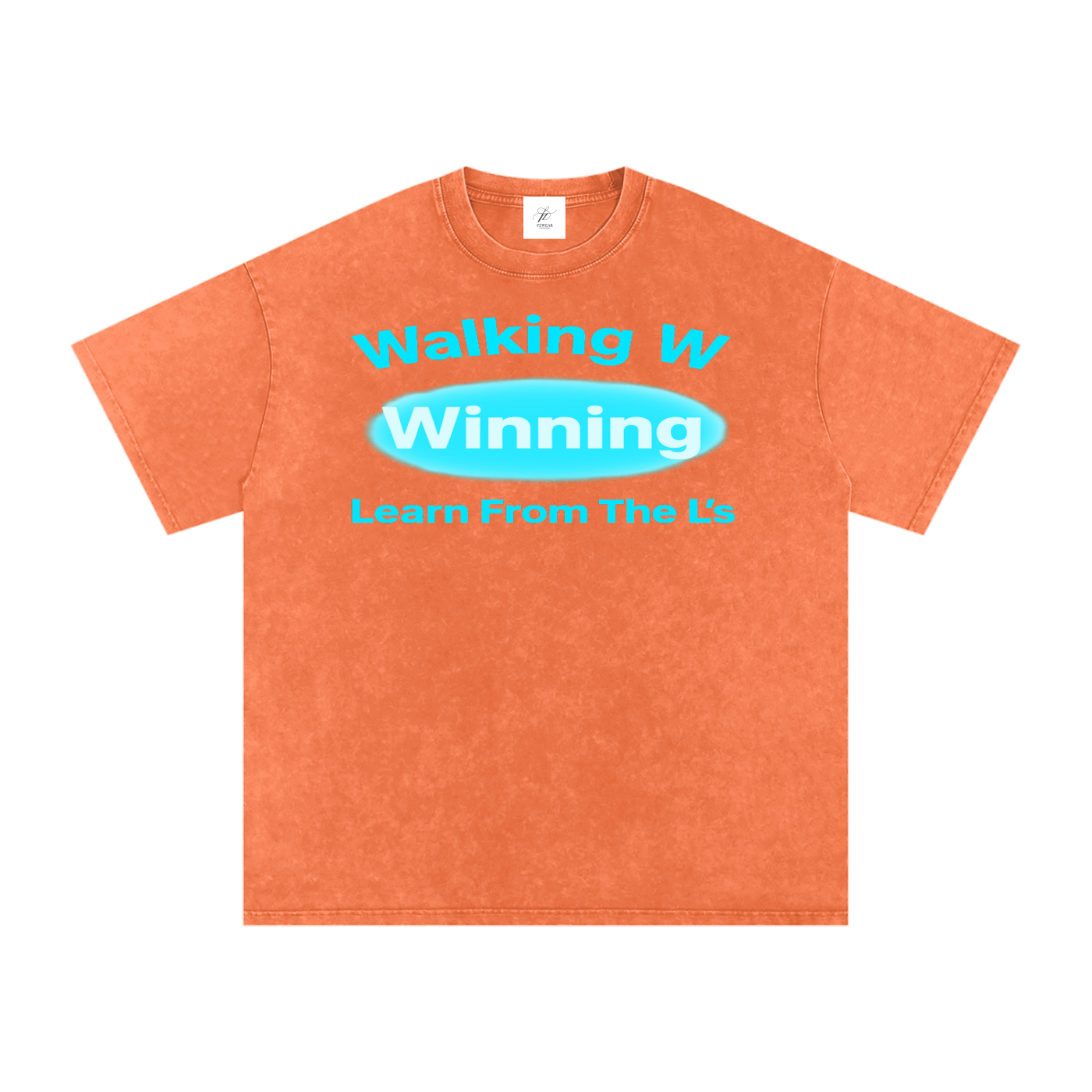 FZ Unisex Acid Wash Winning Oversize Tee