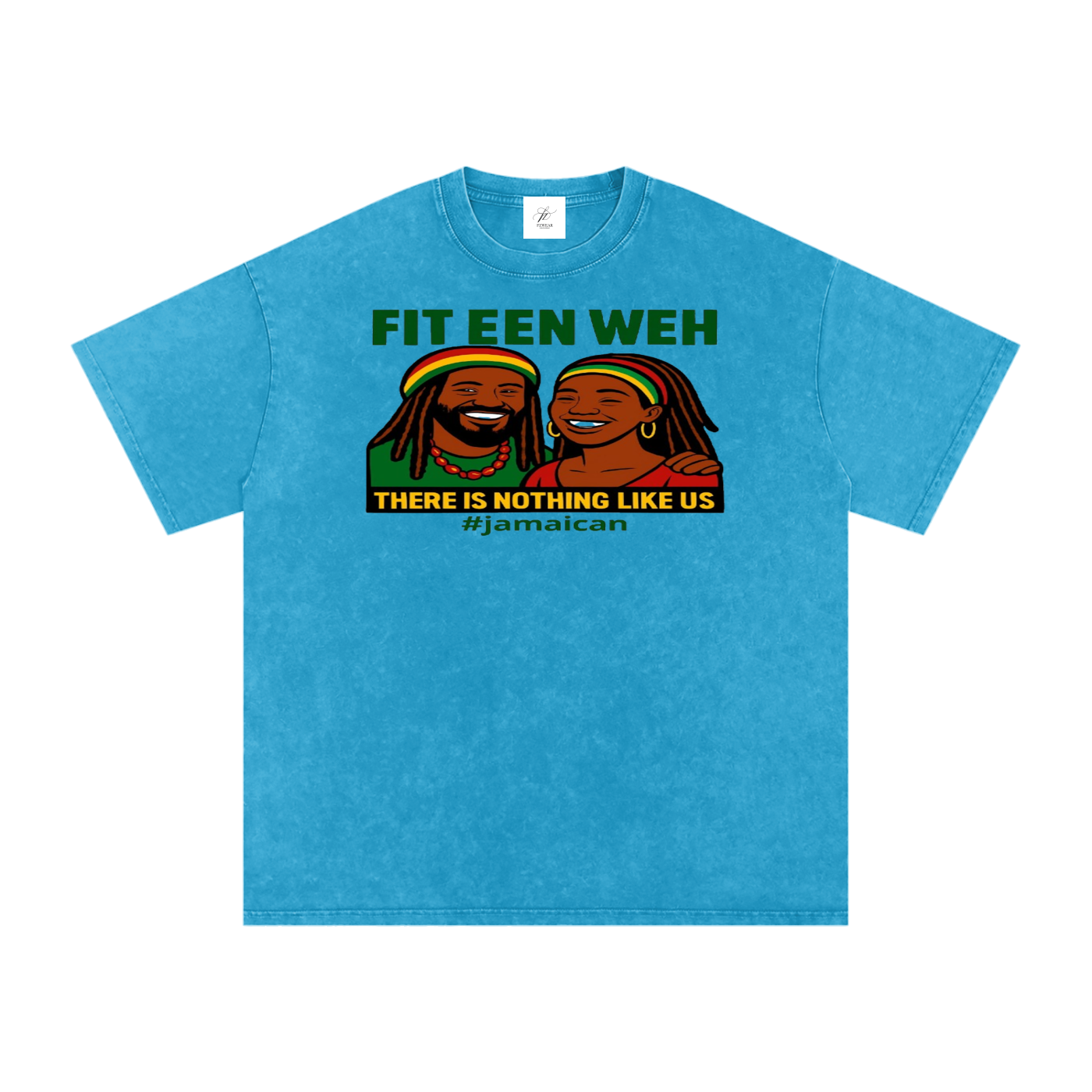 FZ Unisex Snow Washed Oversized Cotton Tee