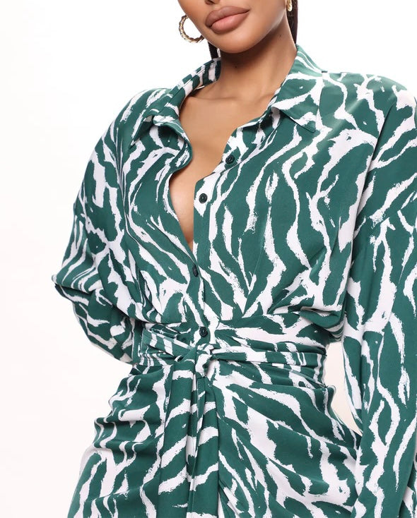 FZ Women's Safari Vibes Maxi Sundress