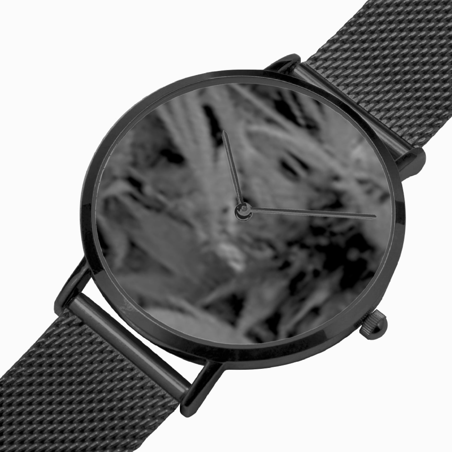 FZ Weed Ultra-thin Stainless Steel Quartz Watch