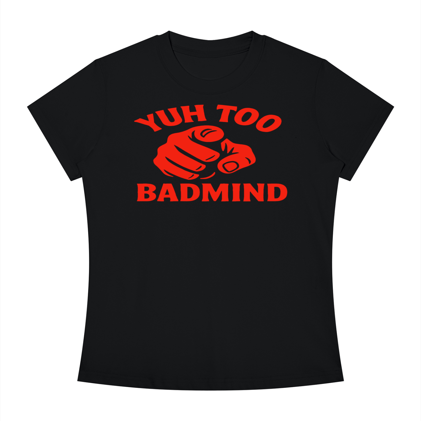 FZ Women's Slim Fit Badmind Crewneck Tee