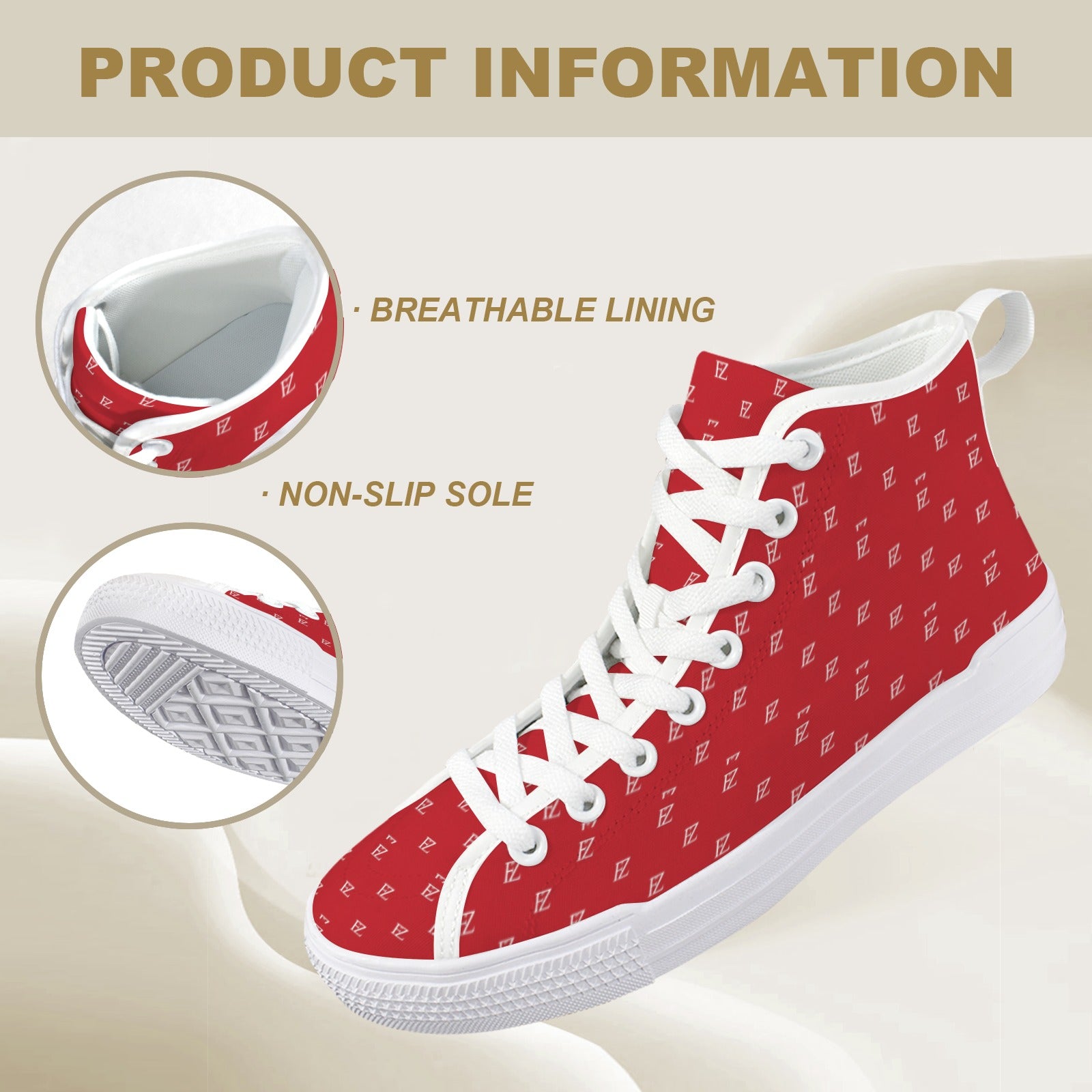 FZ Women's New Vancouver High Top Canvas Shoes