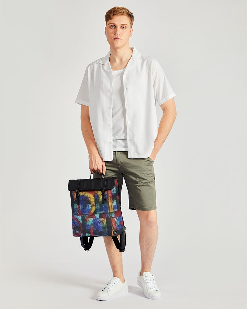 FZ AFRICAN ABSTRACT PRINT Casual Flap Backpack - FZwear