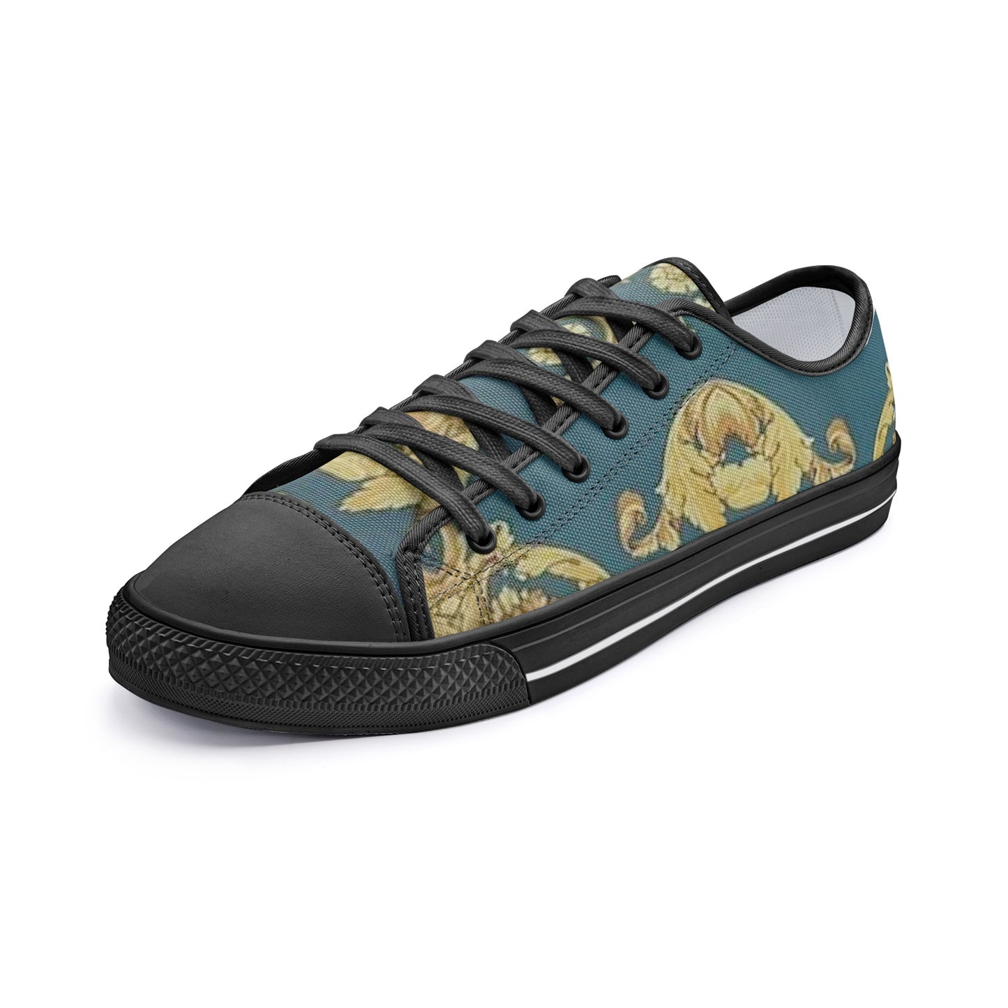 FZ African Print Unisex Low Top Canvas Shoes