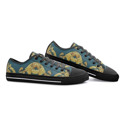 FZ African Print Unisex Low Top Canvas Shoes