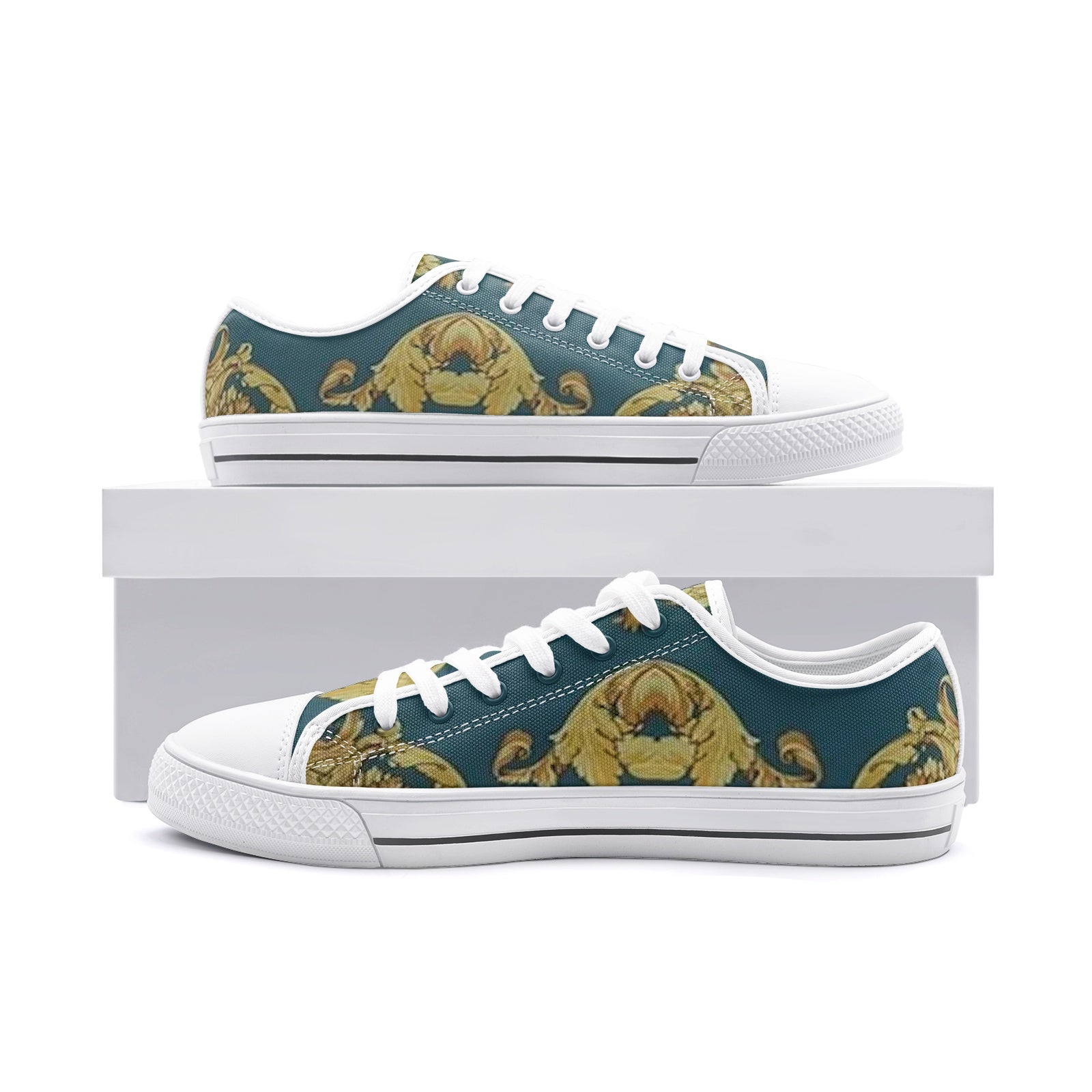 FZ African Print Unisex Low Top Canvas Shoes - FZwear