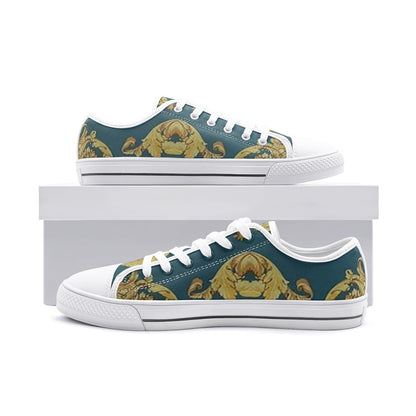 FZ African Print Unisex Low Top Canvas Shoes