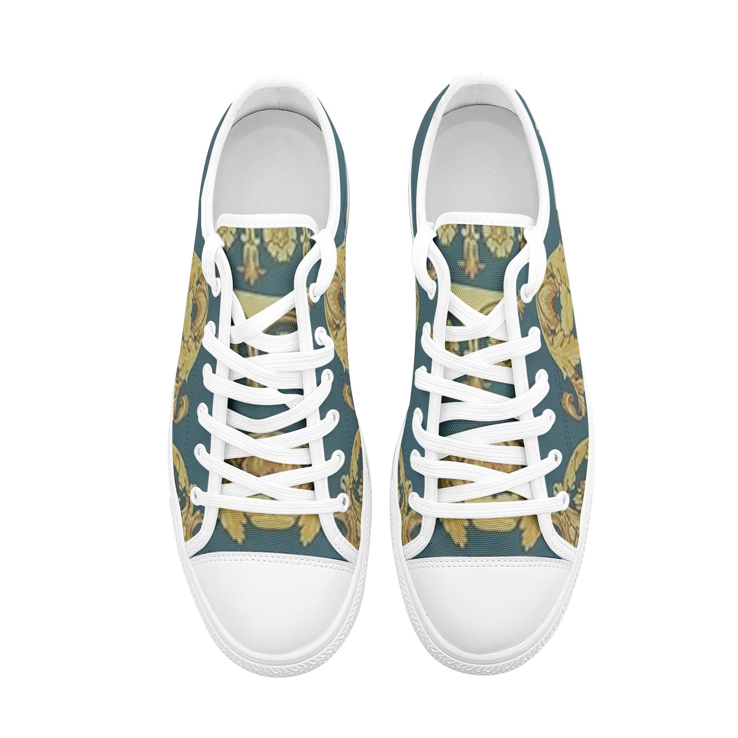 FZ African Print Unisex Low Top Canvas Shoes