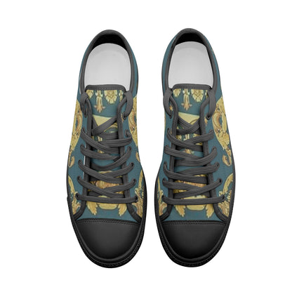 FZ African Print Unisex Low Top Canvas Shoes