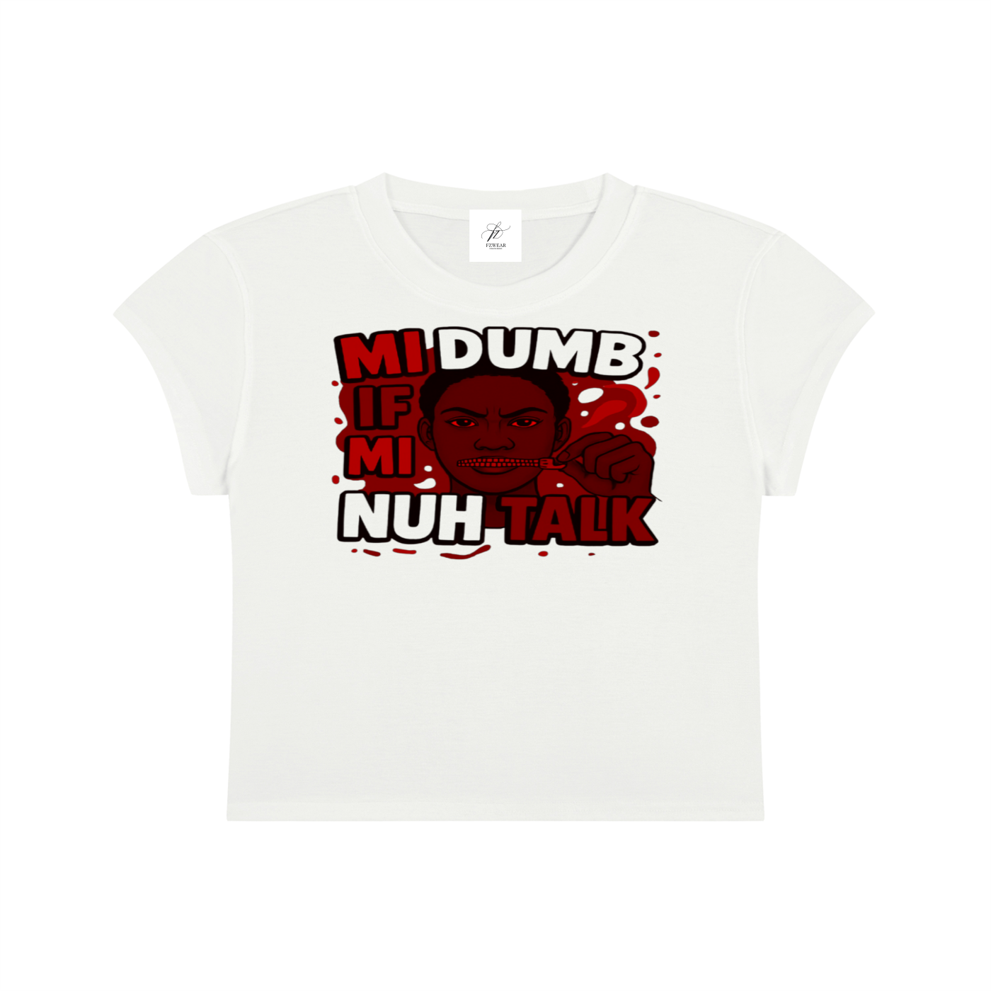 FZ Women's Slim-Fit Cropped Tee