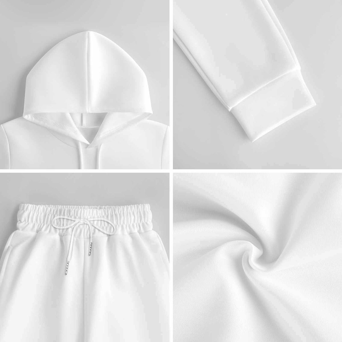 Custom Unsex Kid's Long Sleeve Hoodies&Pants Set