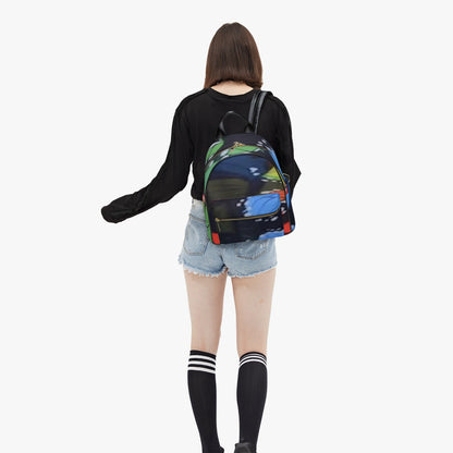 FZr Printed PU Backpack - FZwear