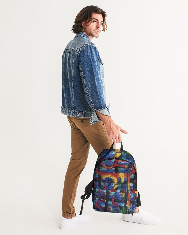 FZ AFRICAN ABSTRACT PRINT Large Backpack