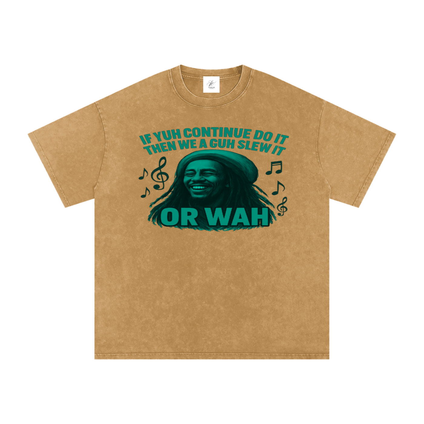 FZ Unisex Acid Wash Oversize Tee