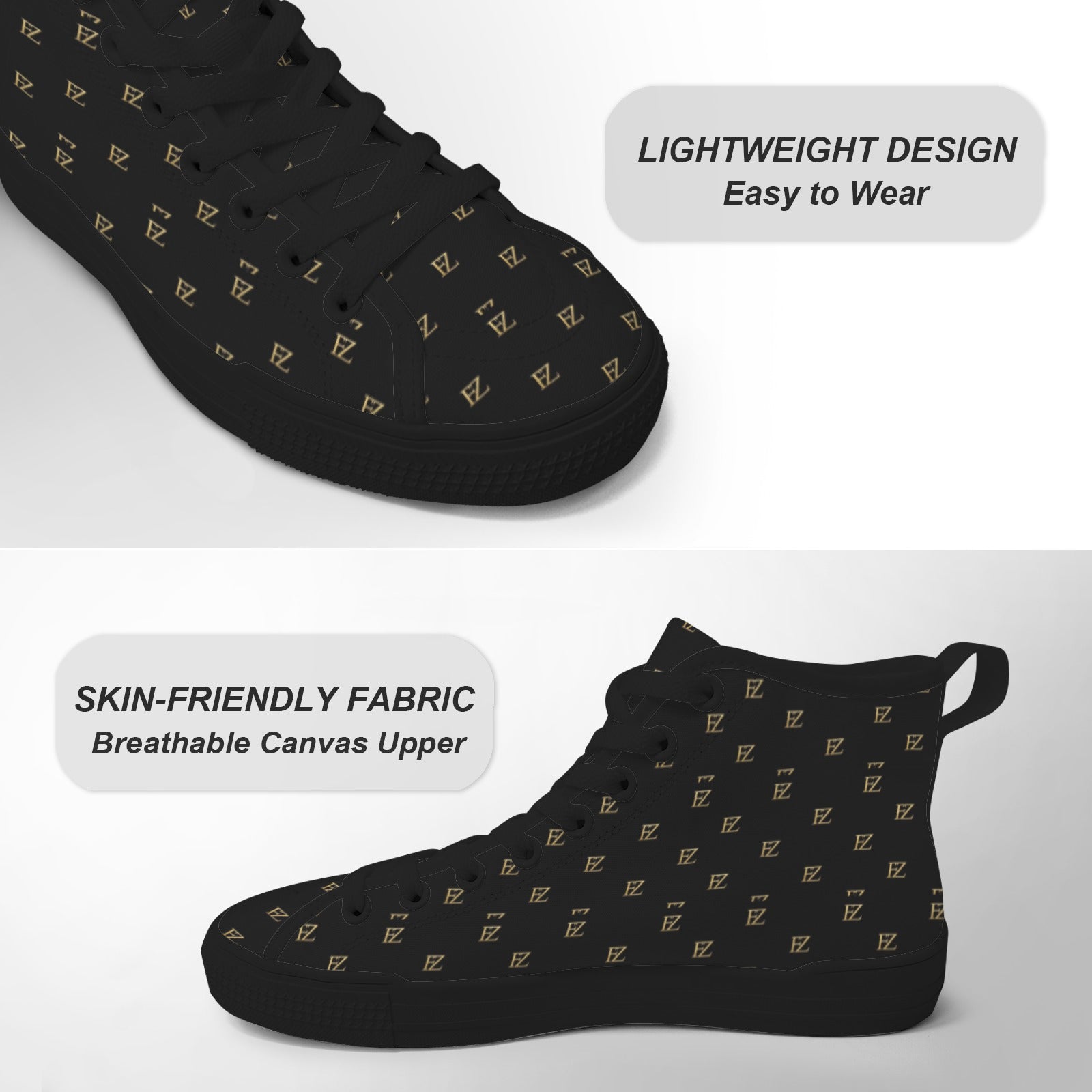 FZ Women's New Vancouver High Top Canvas Shoes