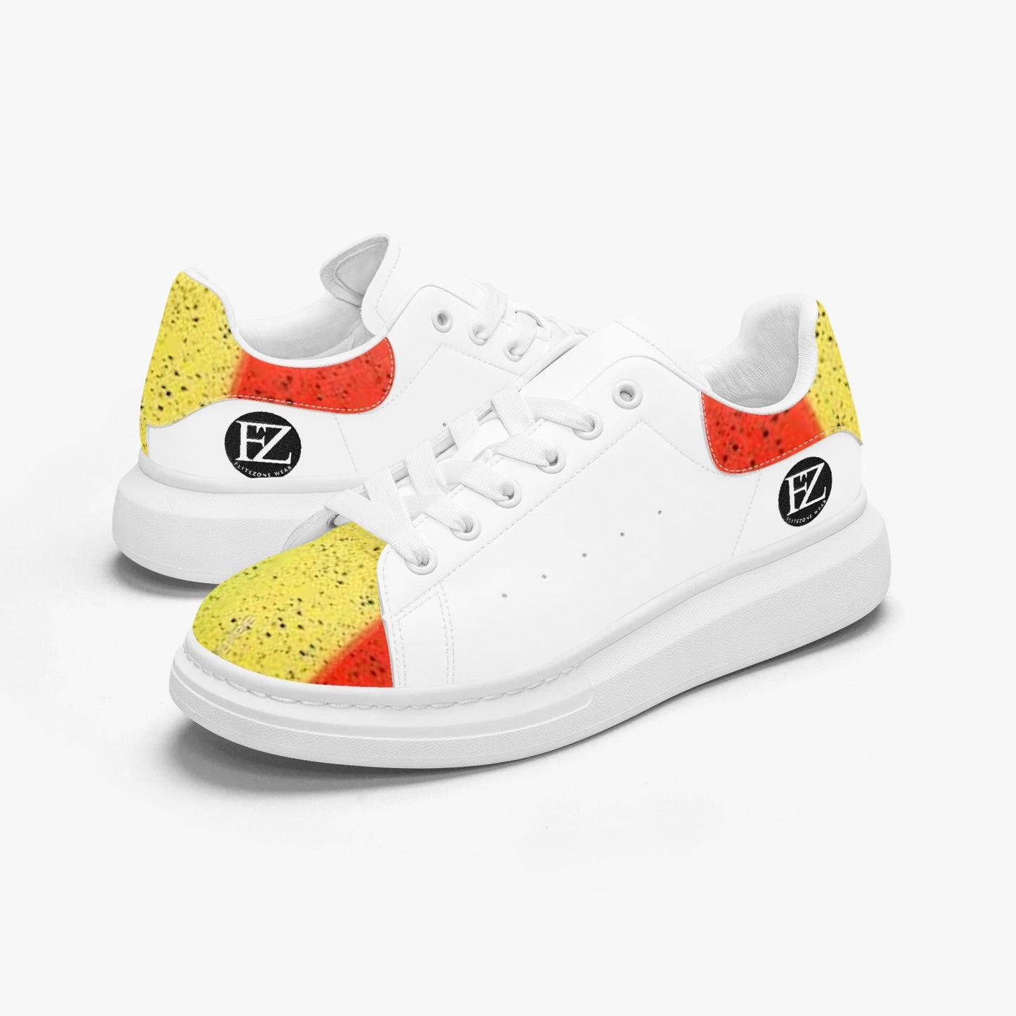 FZ Unisex Rasta Yaad Leather Oversized Sneakers - FZwear