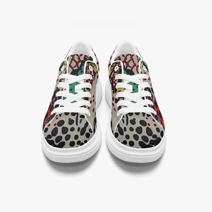 FZ Safari Print Leather Oversized Sneakers