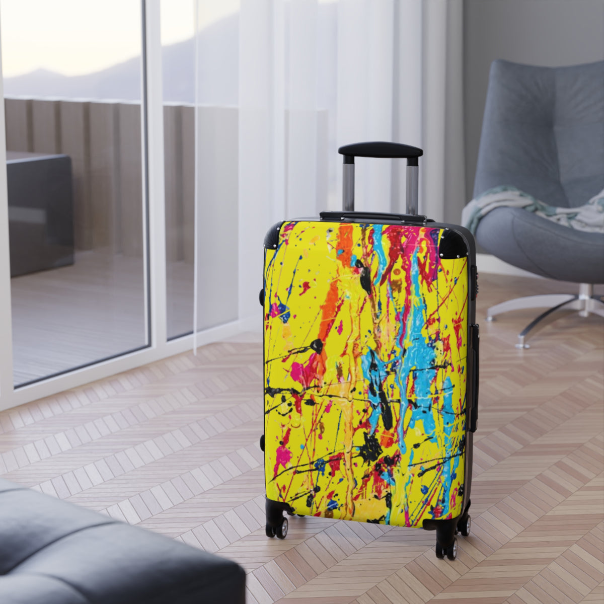 FZ Paint Splash Travel Suitcase