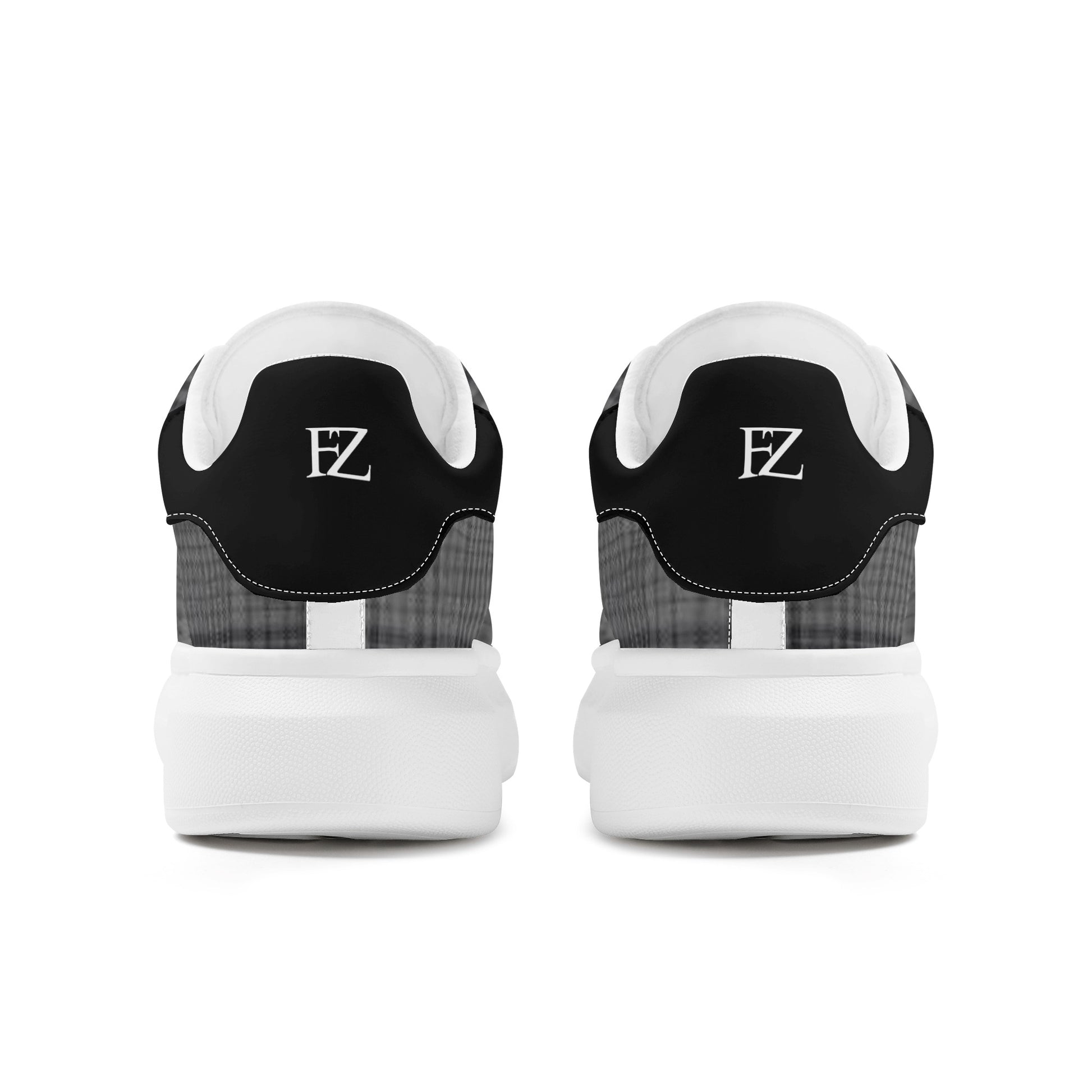 FZ Men's White Tongue Chunky Shoes - FZwear