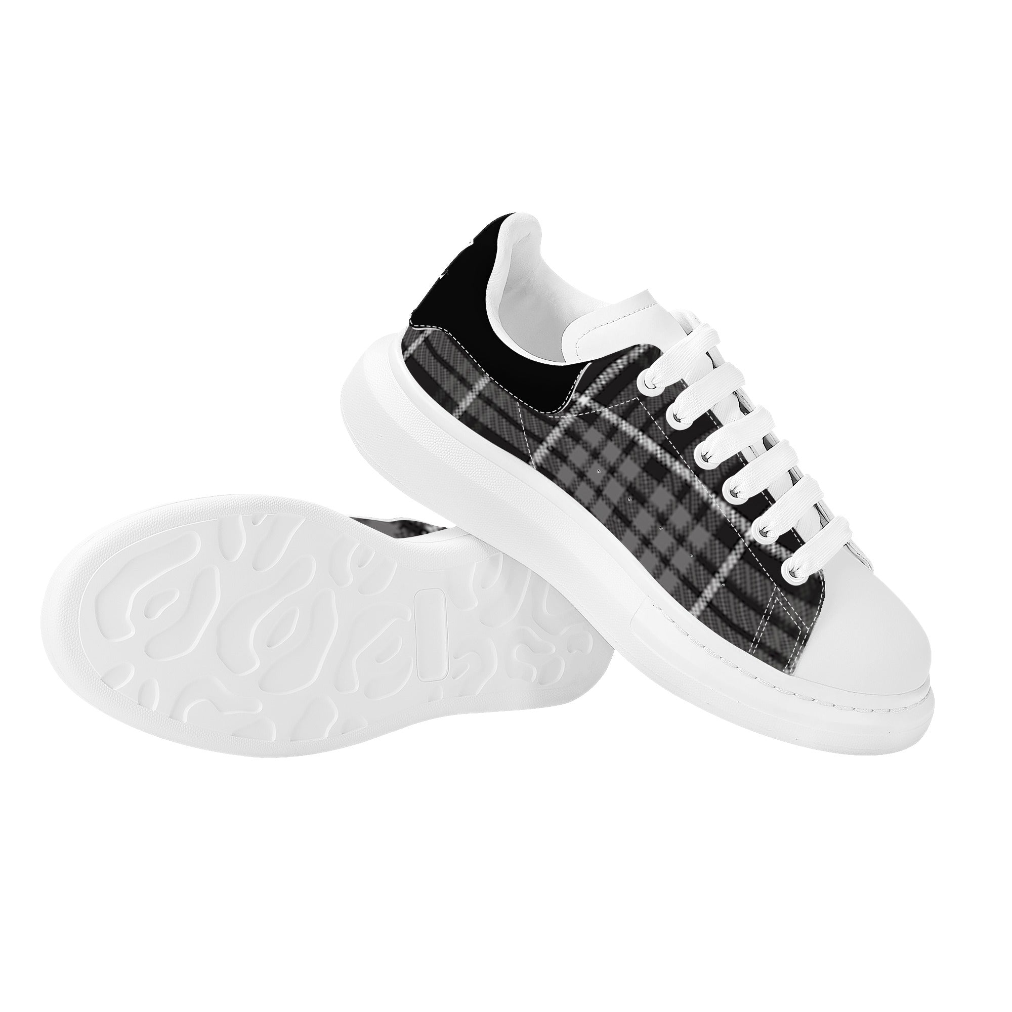 FZ Men's White Tongue Chunky Shoes - FZwear