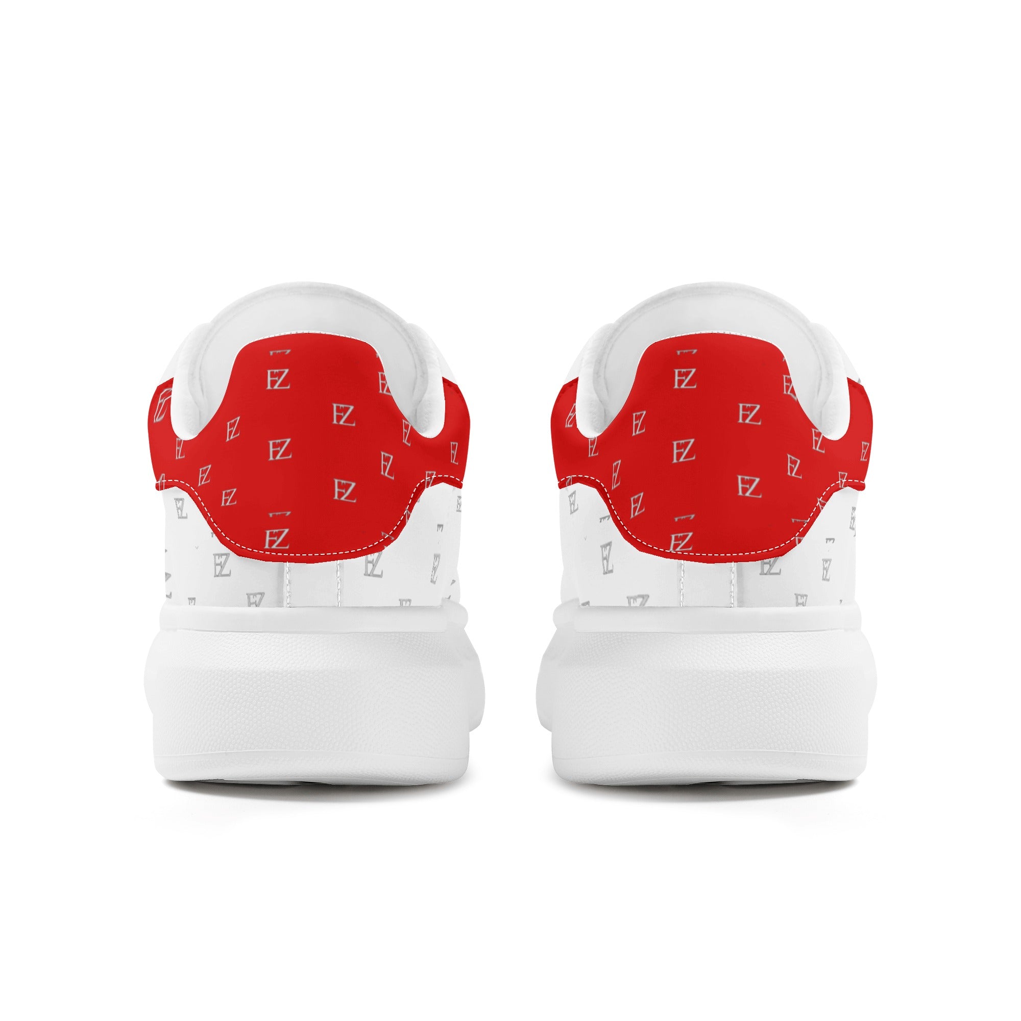 FZ Men's White Tongue Chunky Shoes - FZwear