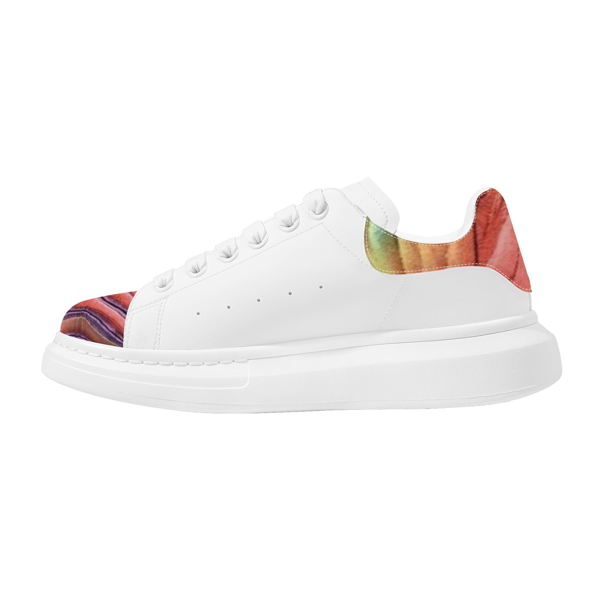 FZ Men's White Tongue Chunky Shoes - FZwear