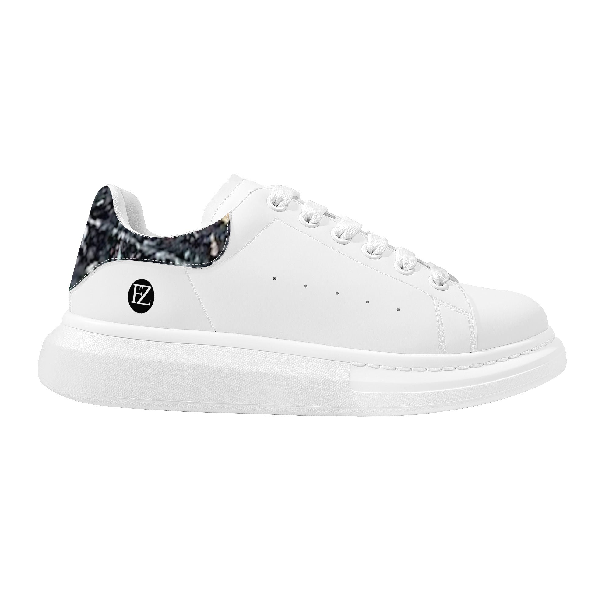 FZ Men's White Tongue Chunky Shoes - FZwear