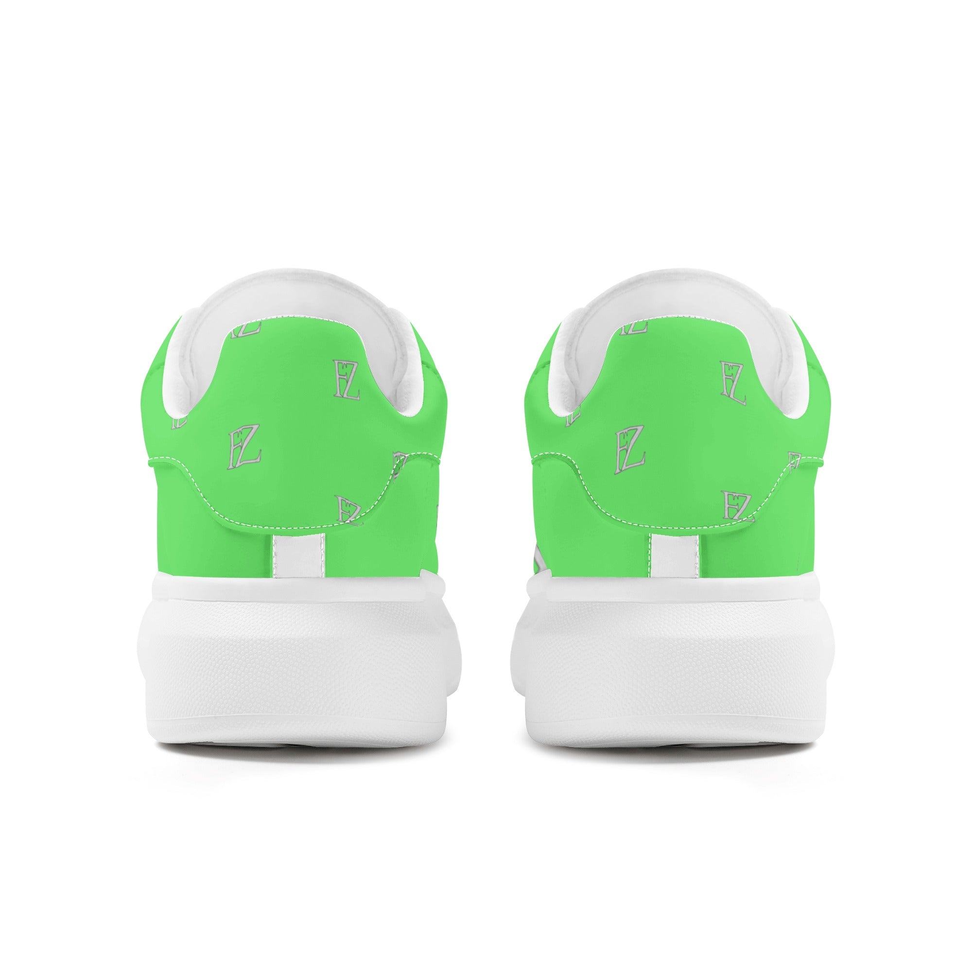 FZ Men's White Tongue Chunky Shoes - FZwear